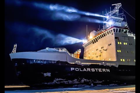 ‘R/V Polarstern’ will have a year-long stay in the Arctic ice drift